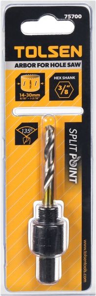 Адаптер шестигранний Tolsen 75700 для коронок 14-30 мм