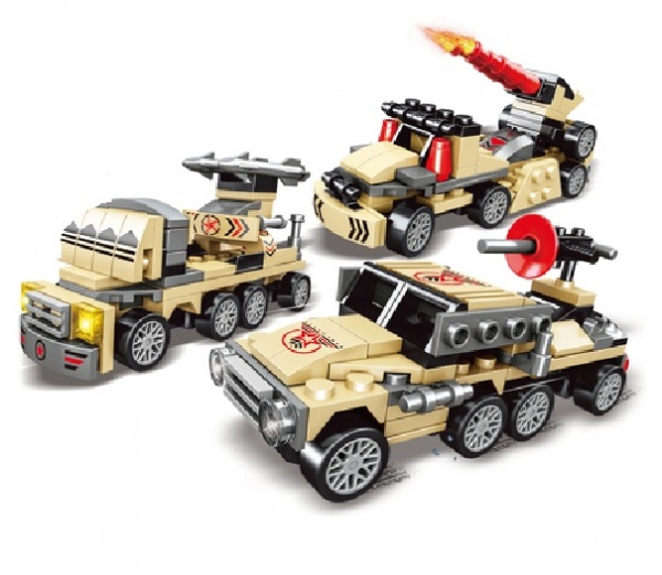 Конструктор MINDBOX инерционная военная машинка в ассортименте 6689328