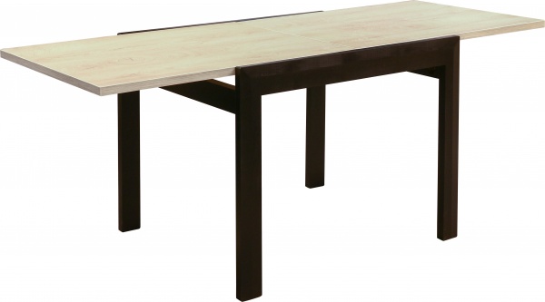 Стол СК №9 венге - дуб эндгрейн 1000(2000)х800х760 мм раздвижной 