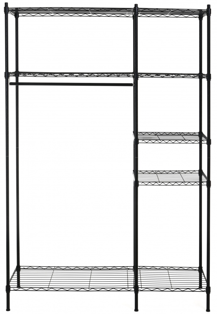 Стойка LUNA HOME DGCJ-B1438 гардеробная на 5 полок черный