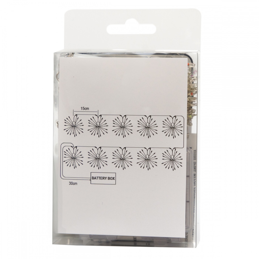 Электрогирлянда светодиодная Девилон Огненный шар на батарейках светодиодная (LED) 100 ламп (720780)