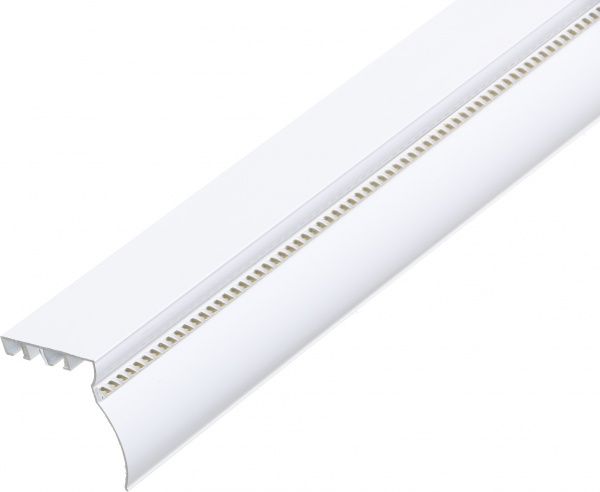 Карниз Талсистем 801047 з одним молдингом подвійний укомплектований 300 см білий 