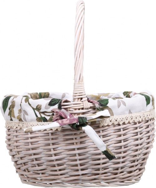 Кошик плетений з текстилем Tony Bridge Basket 29x22x15/33 см EP19-11E-2 