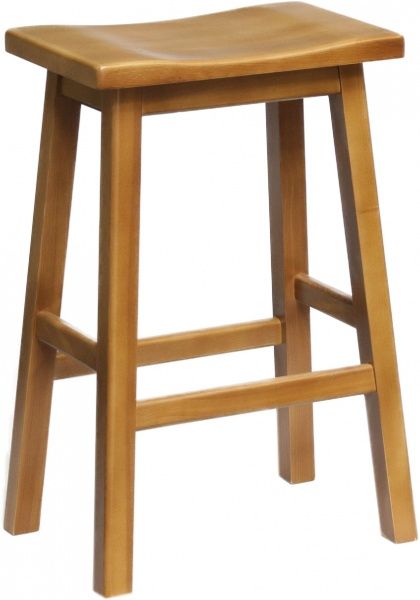 Табурет барный РПМК Волна коричневый 