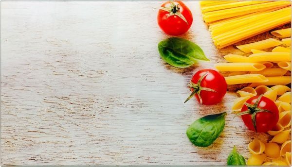 Дошка кухонна декоративна на електроплиту Паста 30х52х0,4 см Flamberg