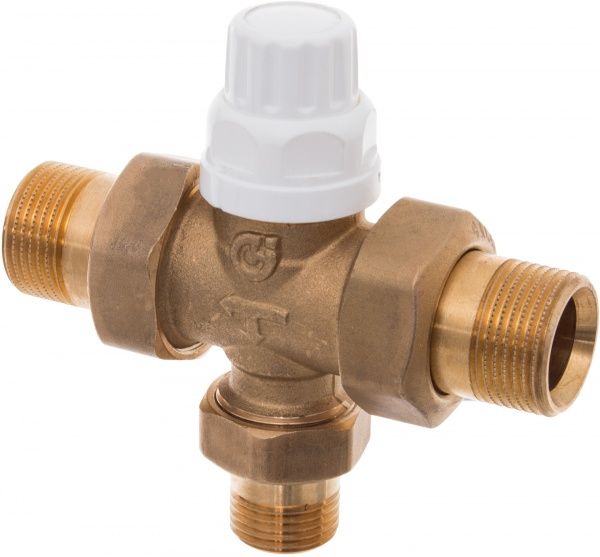 Трехходовой термостатический клапан Caleffi под термоголовку 3/4 677050