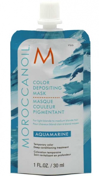 Маска для волосся Moroccanoil Color Depositing Аквамарін 30 мл
