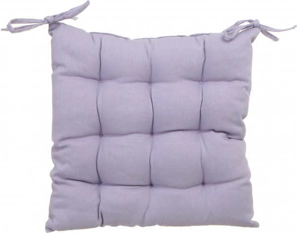Подушка на стілець Класік бузкова 37х37см Luna