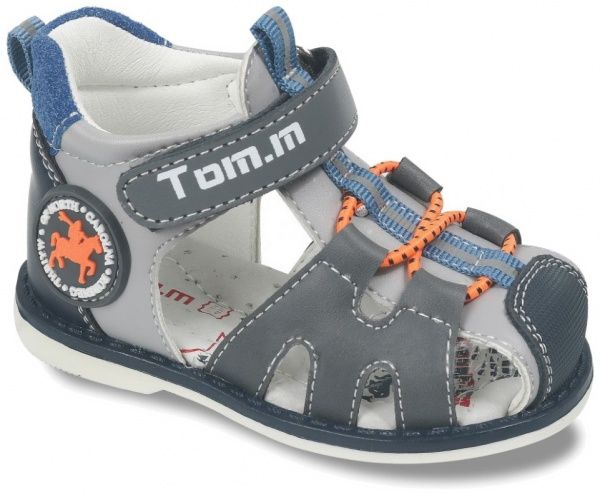 Сандалии для мальчика ТОМ.М р.23 серый 7964D 