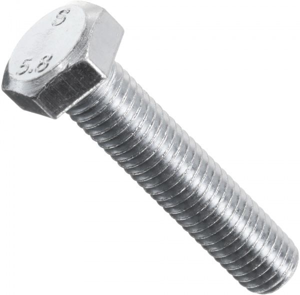 Болт метричний DIN 933 12x55 мм 2 кг клас міцності 5,8 Expert Fix