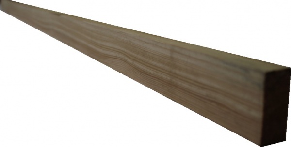 Рейка монтажная Еталон-ліс цельные конструкция 25х50х2000 мм сосна