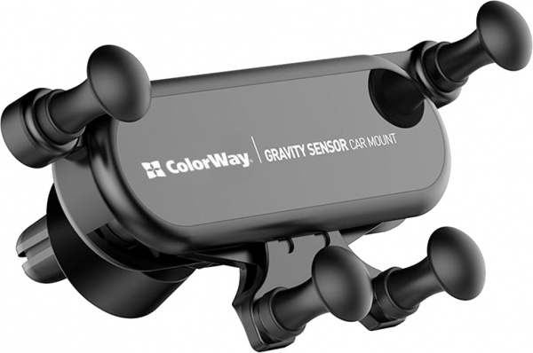 Автотримач для телефону Gravity car mount ColorWay (CW-CHG11-BK) чорний