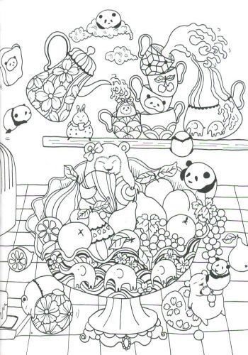 Книга-раскраска Лулу Майо «Раскраска-антистресс. Почти миллион медведей» 978-966-976-327-3