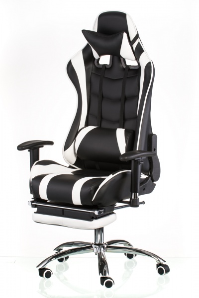 Кресло Special4You ExtremeRace E4732 черно-белый 