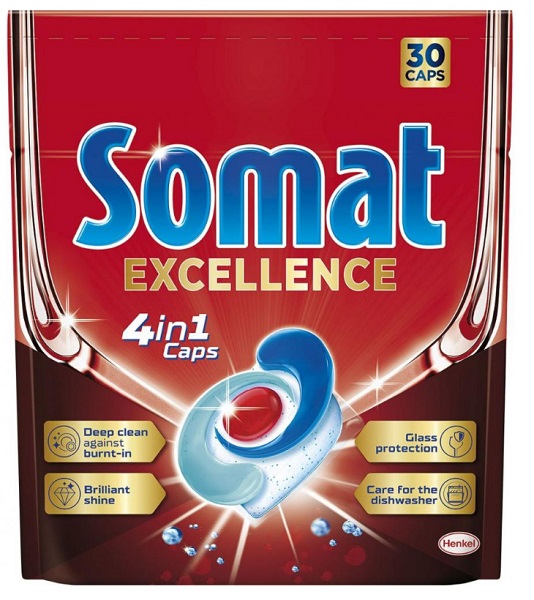 Капсулы для ПММ Somat Excellence 4 in 1 30 шт.