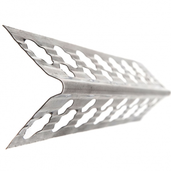 Уголок перфорированный алюминиевый ШТУКАТУР 19x19 мм 3,0 м 