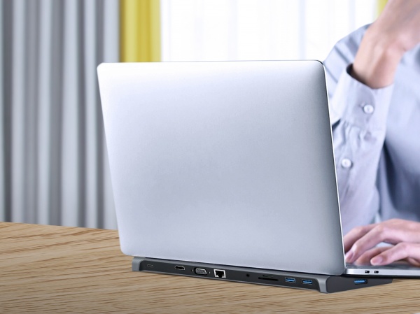 Док-станция Cablexpert dark grey (A-CM-COMBO10-01) 