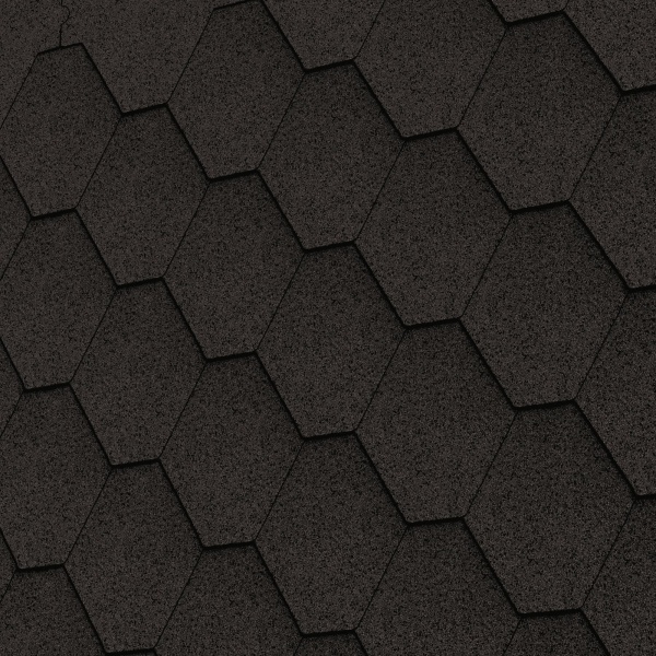 Битумная черепица MATIZOL® RESIDENCE сота графитовая 3 кв.м
