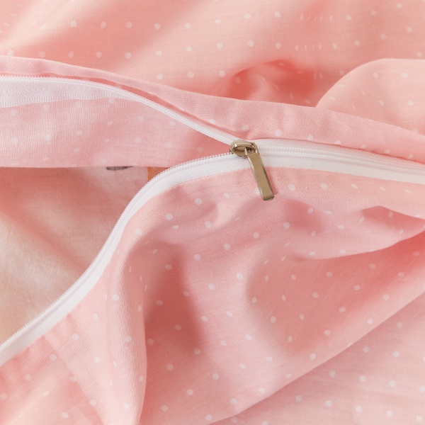 Комплект постельного белья Donuts 1,5 розовый с белым La Nuit 