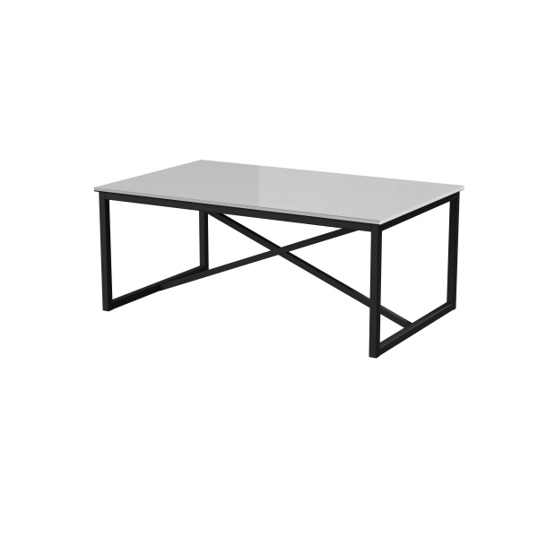 Стол журнальный Эльба белый 1020x625x420мм Aqua Rodos 