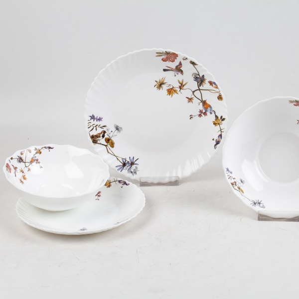 Тарілка обідня Радісні пташки wave 220 мм V-220HB Vittora