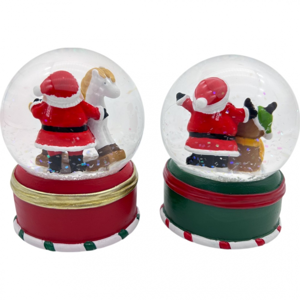 Шар новогодний Zhongyang Economic Санта со зверьками (в ассортименте) ZY29587