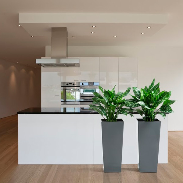 Горшок цветочный Lamela Финезия 190 19х35.5 см белый