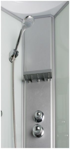 Душовий бокс SELAK VK68-18 профиль сатин, стекло матовое fabric