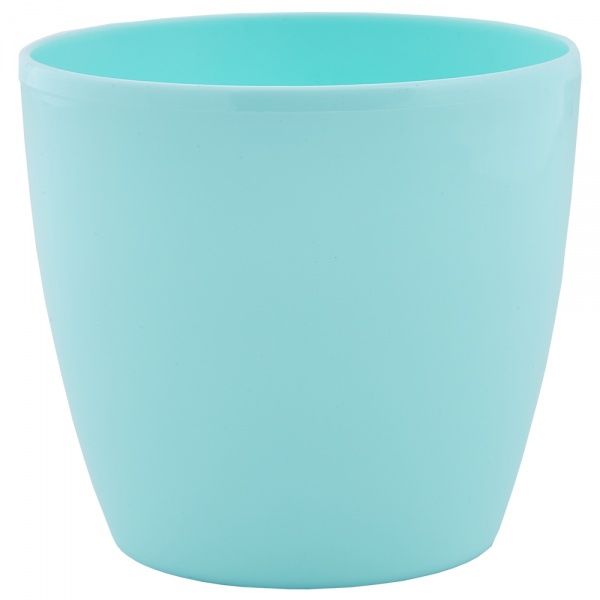 Горшок пластиковый Алеана Матильда 12х11 см круглый салатовый (113082) 