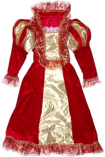 Костюм дитячий карнавальний КАРНАВАЛІЯ Королева 3-5 років р.110 червоний 