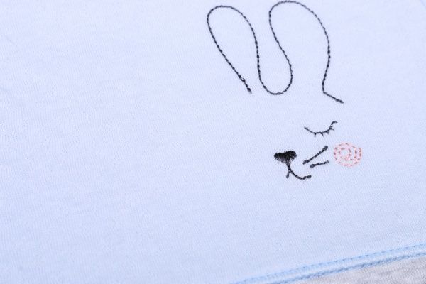 Боді дитяче для хлопчика Baby Veres Honey bunny суцільний р.78 блакитний 