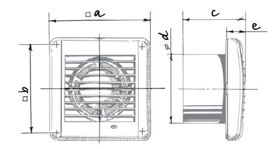 Вытяжной вентилятор Blauberg АЕРО 125 SH