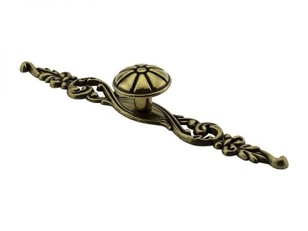 Меблева ручка накладна DC K-138 + SD-138 G4 антична бронза