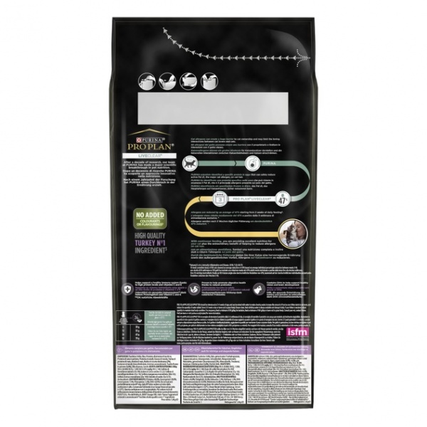 Корм для котят ProPlan LiveClear индейка 1,5 кг