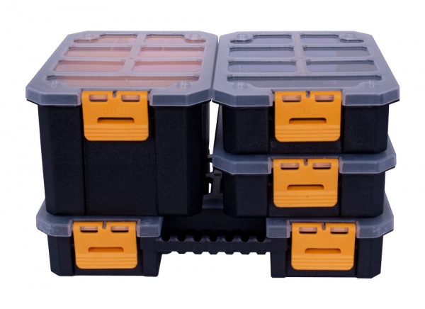 Набір органайзерів для дрібних деталей E.NEXT 4 в 1 e.toolbox.pro.25 278х203х160 мм t011025 