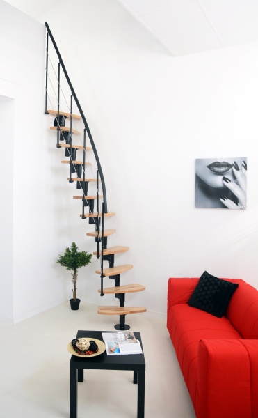 Лестница Minka Holz- & Metallverarbeitungs модульная NIZZA (ступени - Бук) 