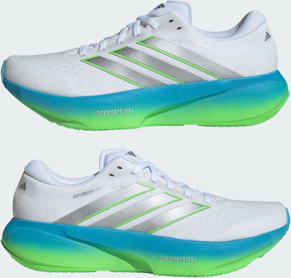 Кроссовки мужские Adidas SUPERNOVA RISE 3 M FTWWHT/SILVMT/SEBLBU JP8680 р.45 1/3 белые