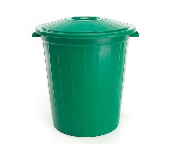 Контейнер для мусора Горизонт 65 л зеленый GR-02043