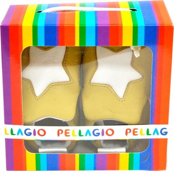 Пинетки детские PELLAGIO 1617 желтый 