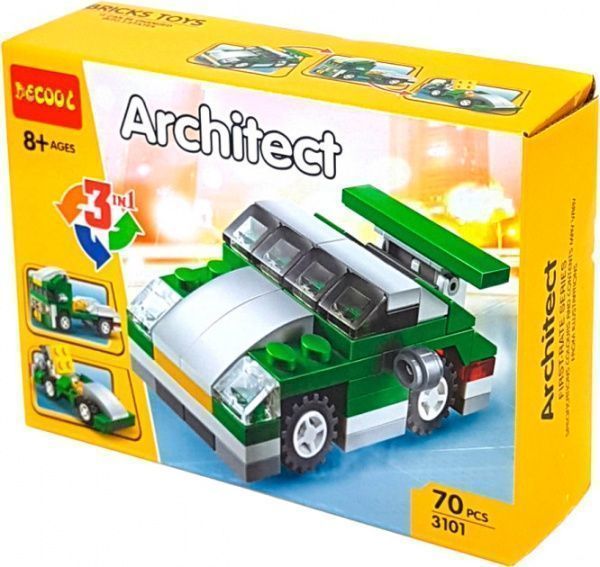 Конструктор Decool Машинка 3 в 1 3101