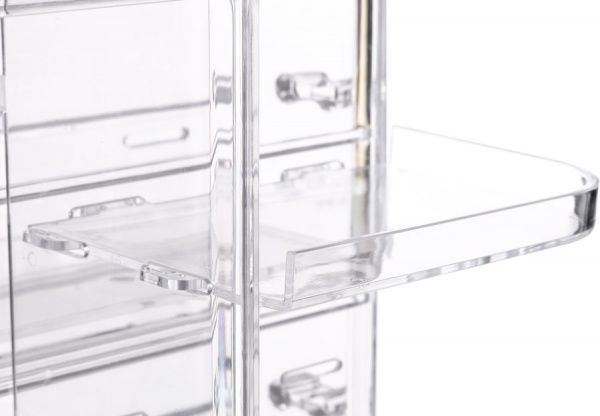 Органайзер настольный Huge 27x24.1x37 см прозрачный Qiaofeng SF-1802