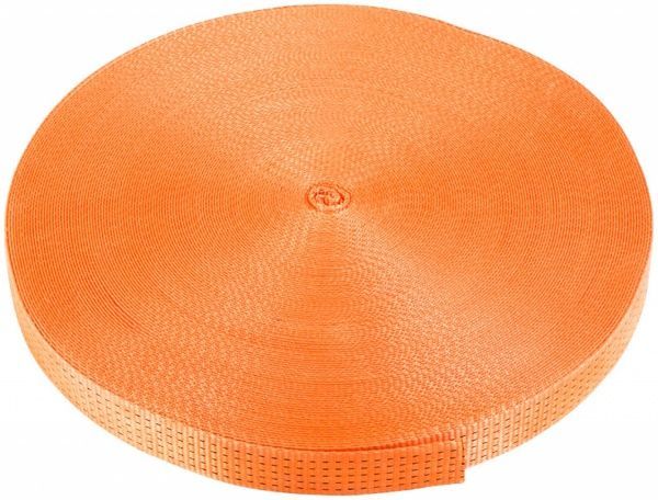 Лента текстильная оранжевая 50 мм