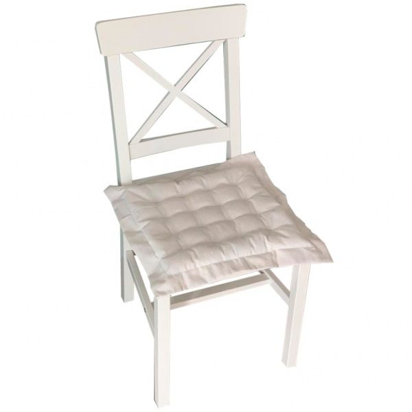 Подушка на стілець лляна