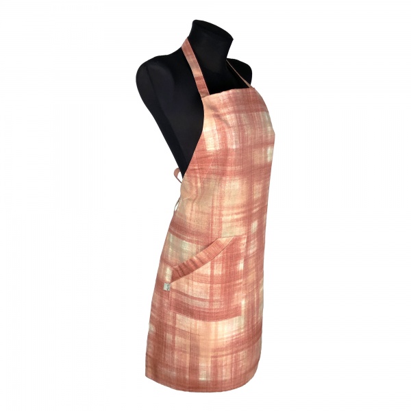 Фартук кухонный PARIS Клеточка терракот La Nuit