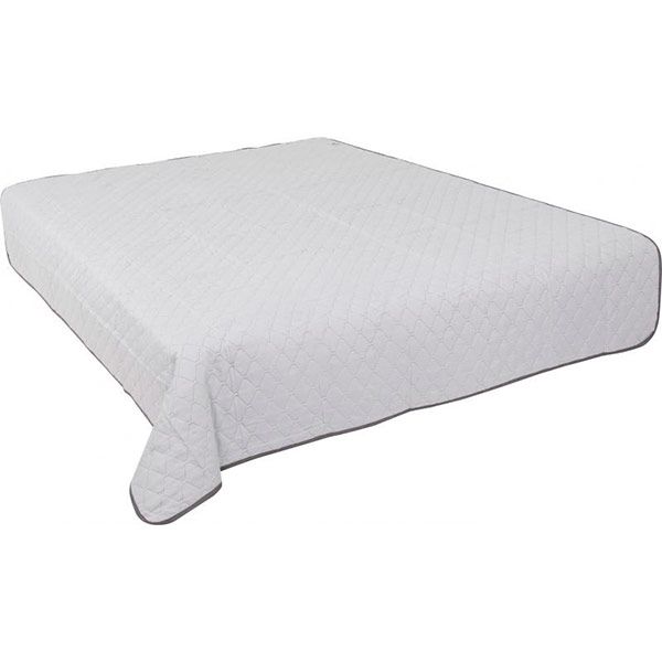 Покривало Underprice світло-сірий/темно-сірий 160x220 см