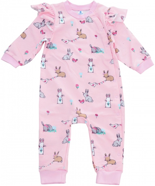 Комбинезон для девочки Minikin р.86 розовый с рисунком 21770186 