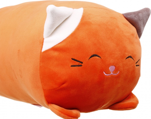 Подушка-обнимашка Кошка 25x50 см оранжевый Прованс 