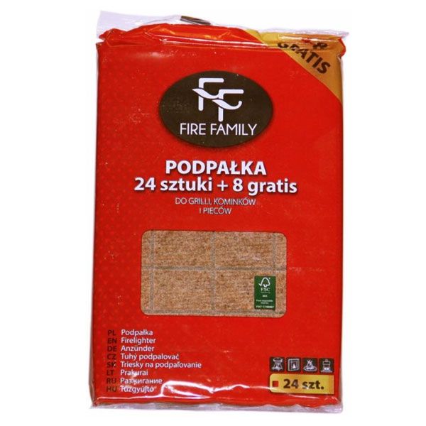 Мини-брикет для разжигания 24 шт