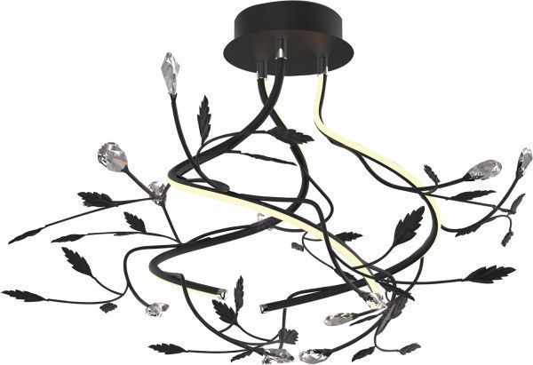 Люстра светодиодная Blitz 1707-43 30 Вт черный 