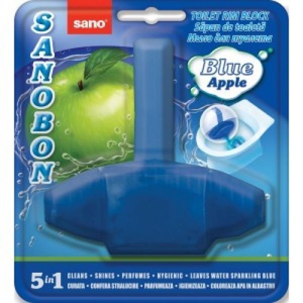 Туалетный блок Sano Sanobon Яблоко 55 г 